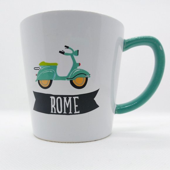 ROME with Vespa Ceramic Mug - Picture 3 of 6